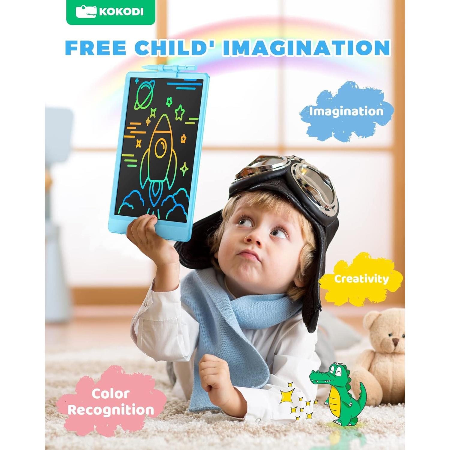 Tableta de Escritura LCD KOKODI 10" Colorida para Niños