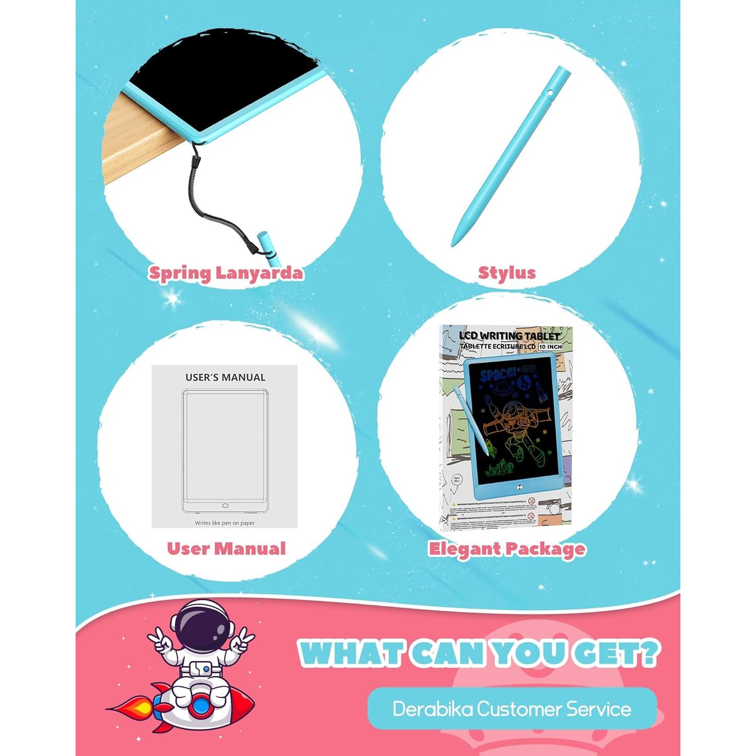 KOKODI Tableta de Escritura LCD 40.6 cm Colorida para Niños