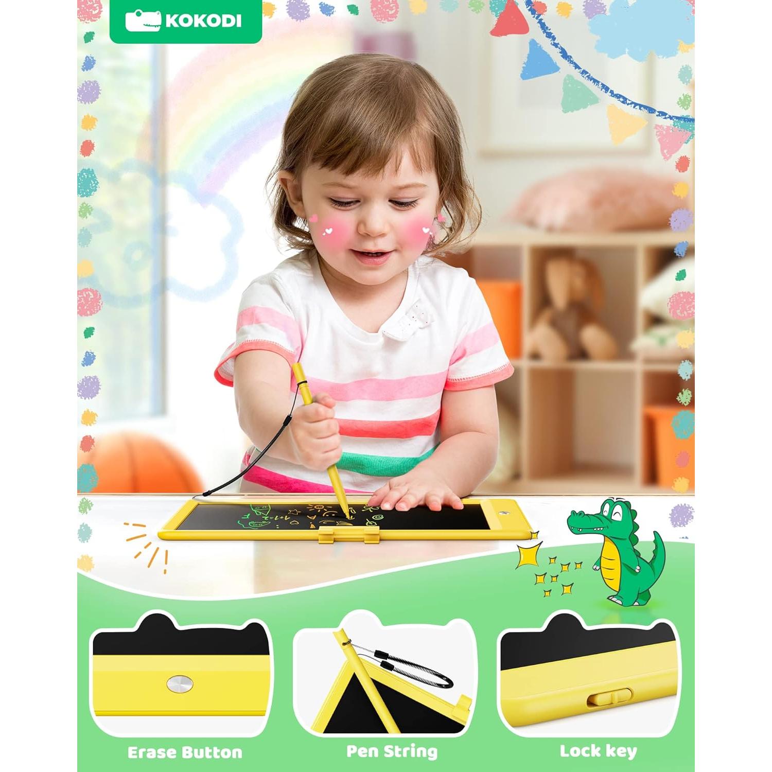 KOKODI Tableta de Escritura LCD 10" Colorida para Niños