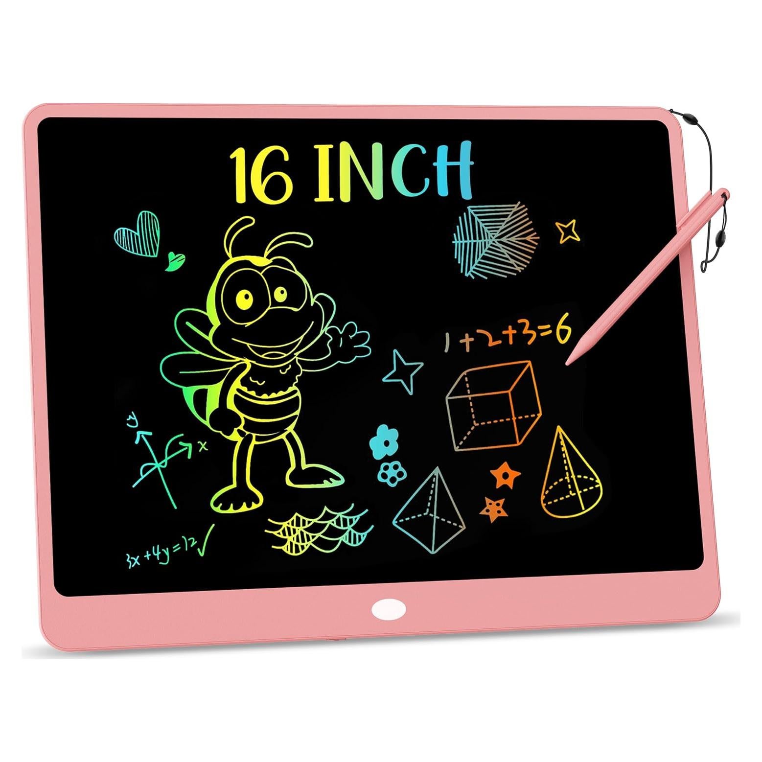 KOKODI Tableta de Escritura LCD 40.6 cm Rosa para Niños