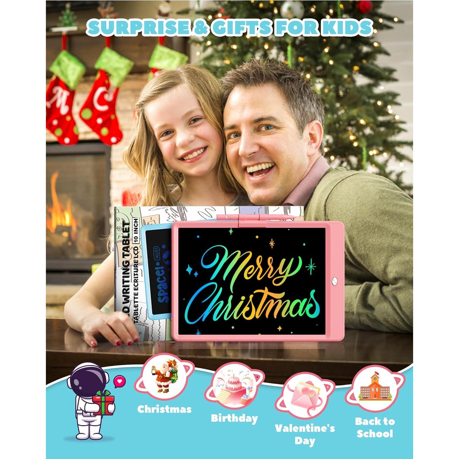 KOKODI Tableta de Escritura LCD 40.6 cm Rosa para Niños