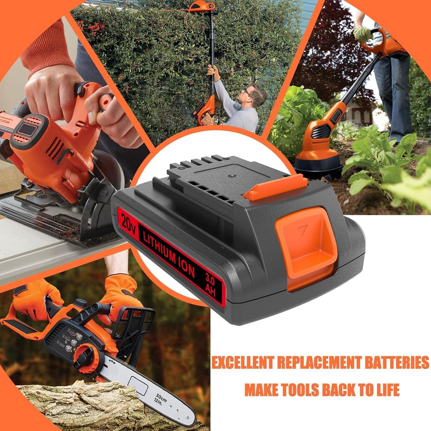 Paquete de 2 Baterías 3.0Ah 20V Litio Black & Decker