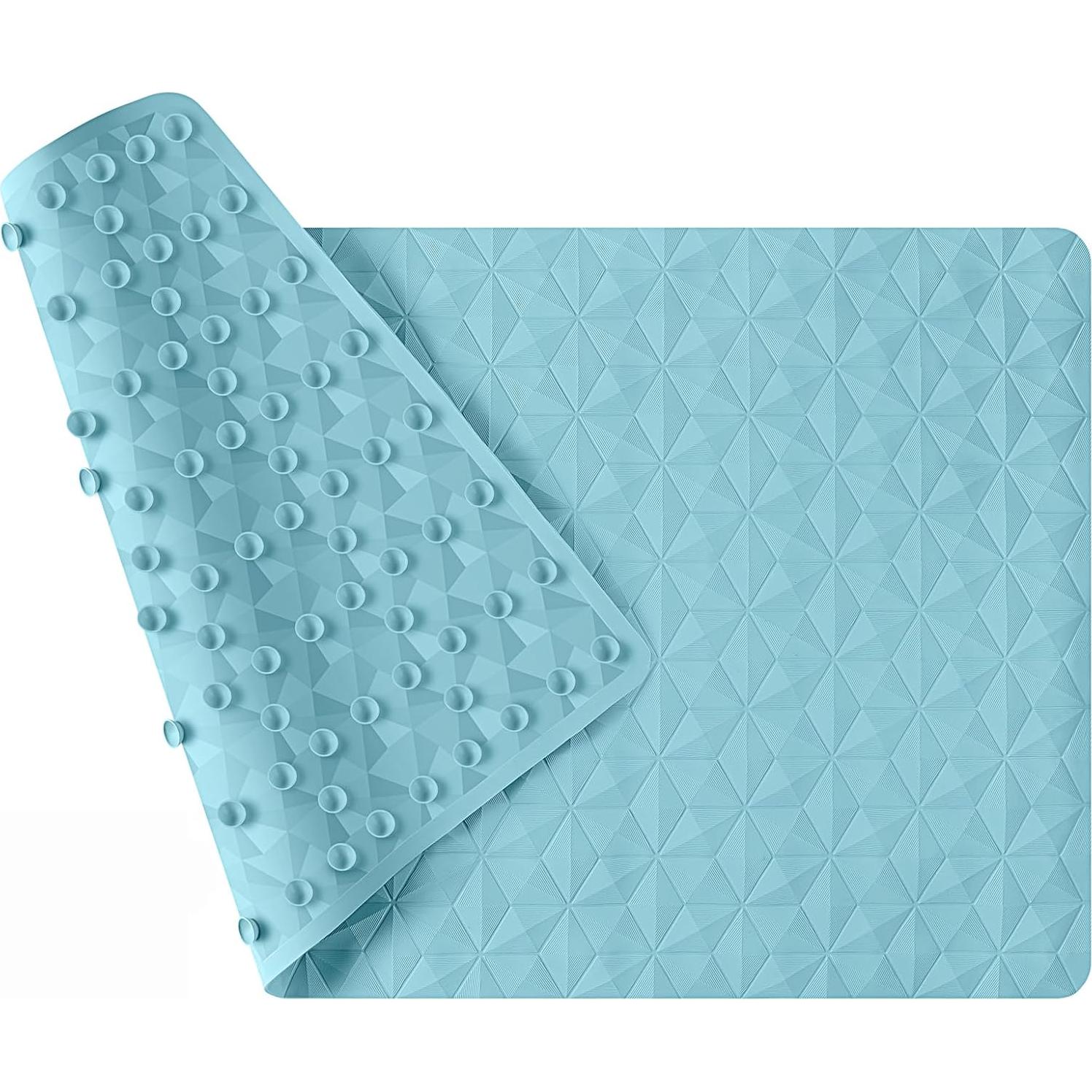 Alfombra de Baño Antideslizante OLUFIA 71.1x40.6cm Azul