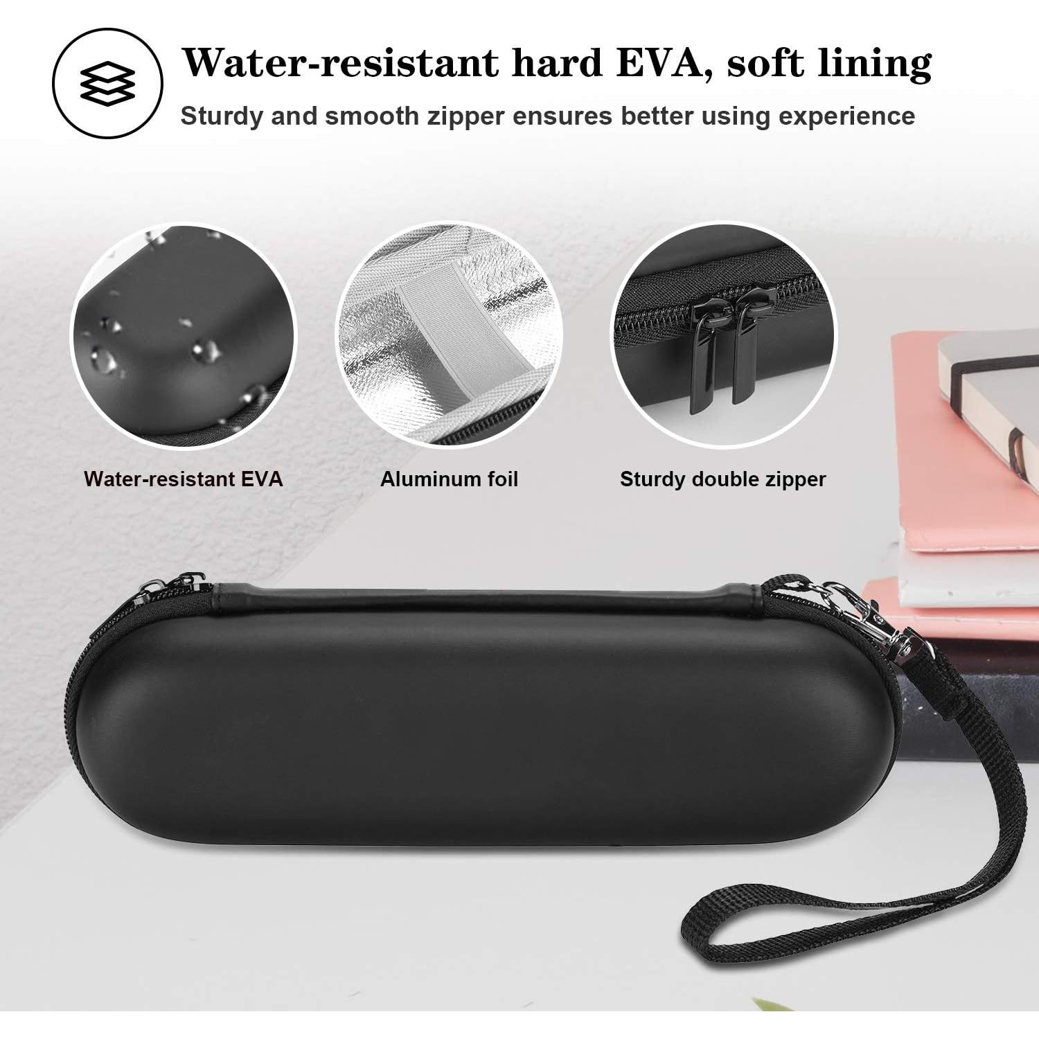 Estuche de Viaje Duro ProCase para Cepillo Eléctrico Negro