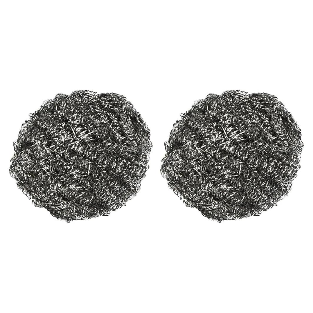 Esponja de Acero Inoxidable Winco SPG-105 - Paquete de 2