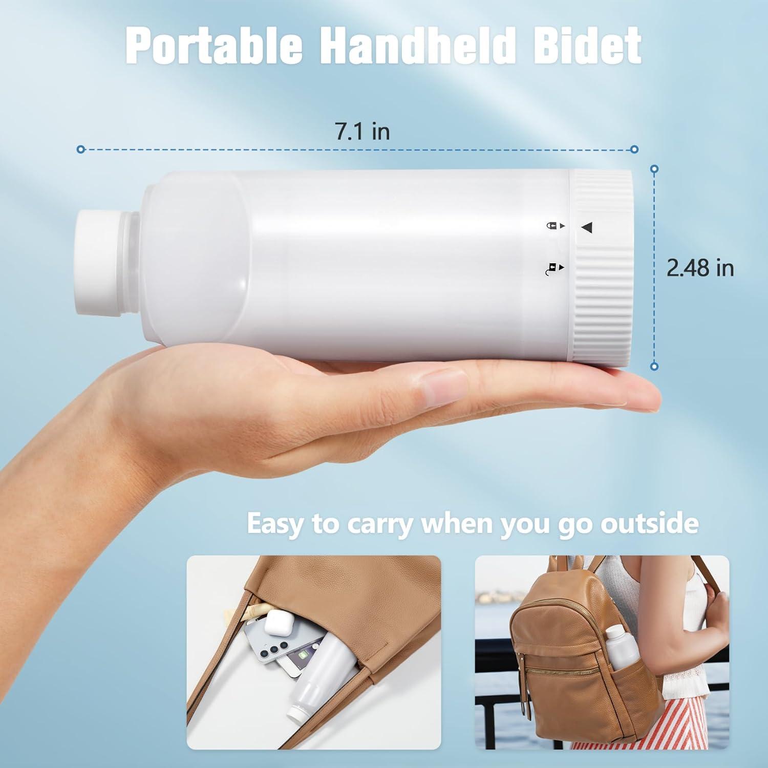 Bidet Portátil SPACEREST 360ml Recargable para Viajes