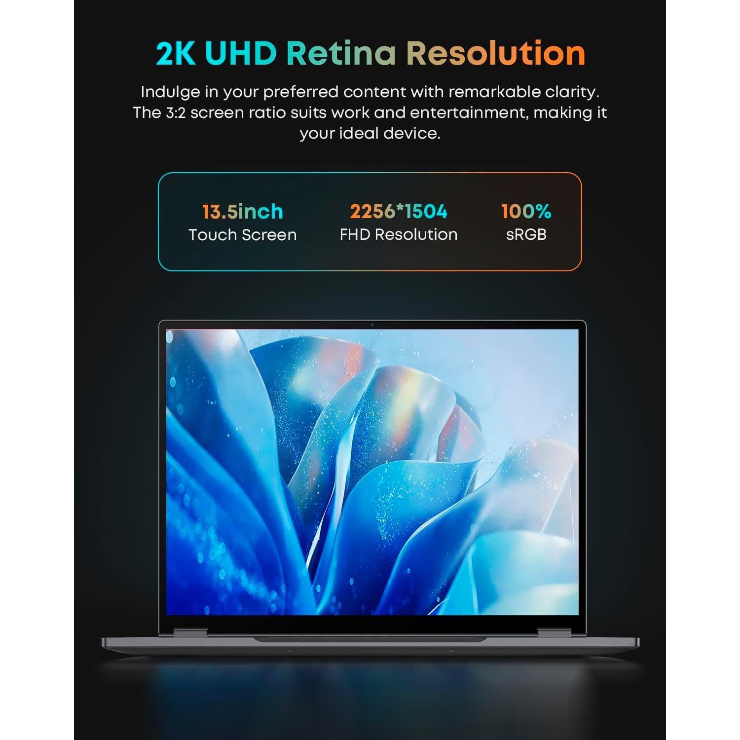 Laptop 2-en-1 CHUWI FreeBook 13.5" 12GB 512GB Touch