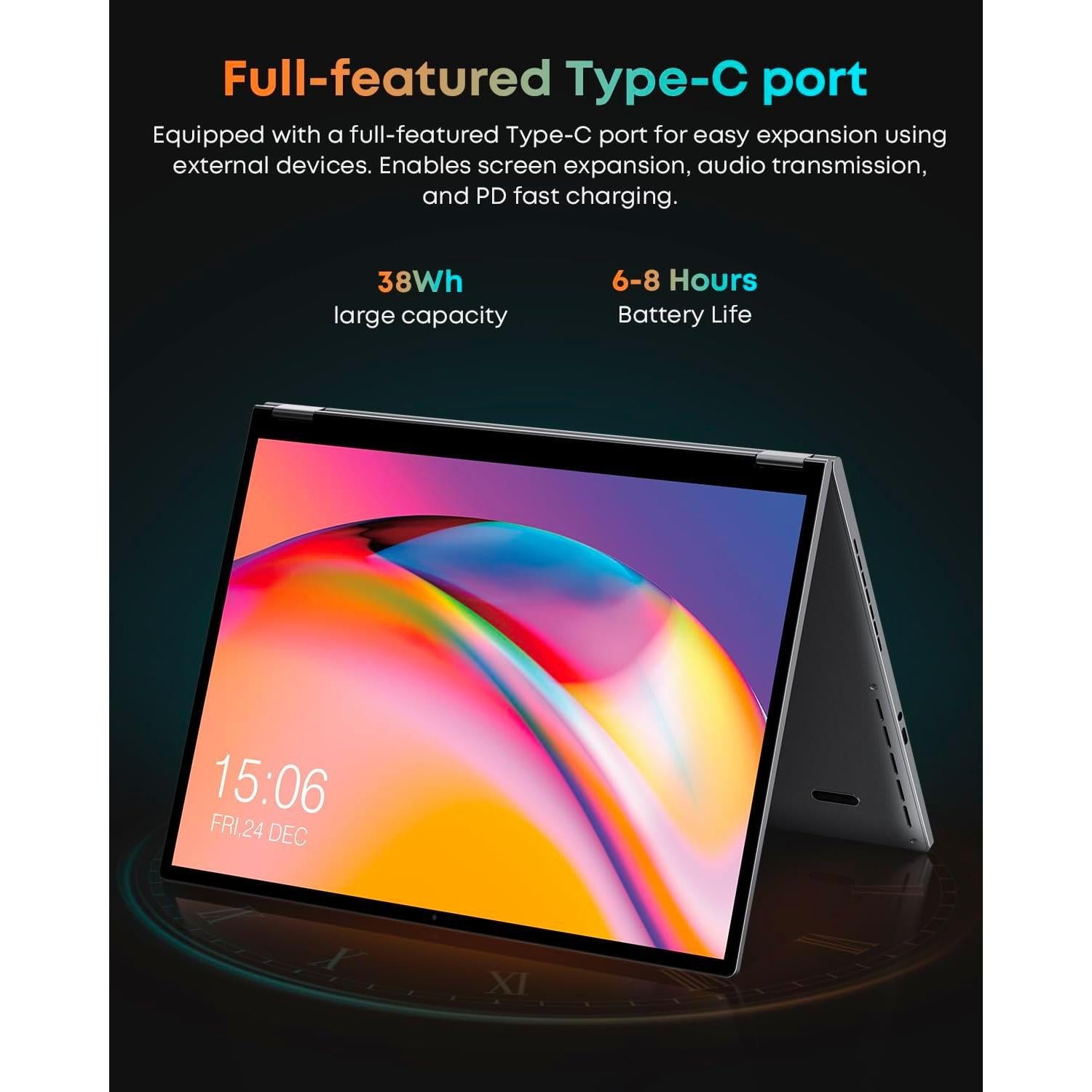 Laptop 2-en-1 CHUWI FreeBook 13.5" 12GB 512GB Touch