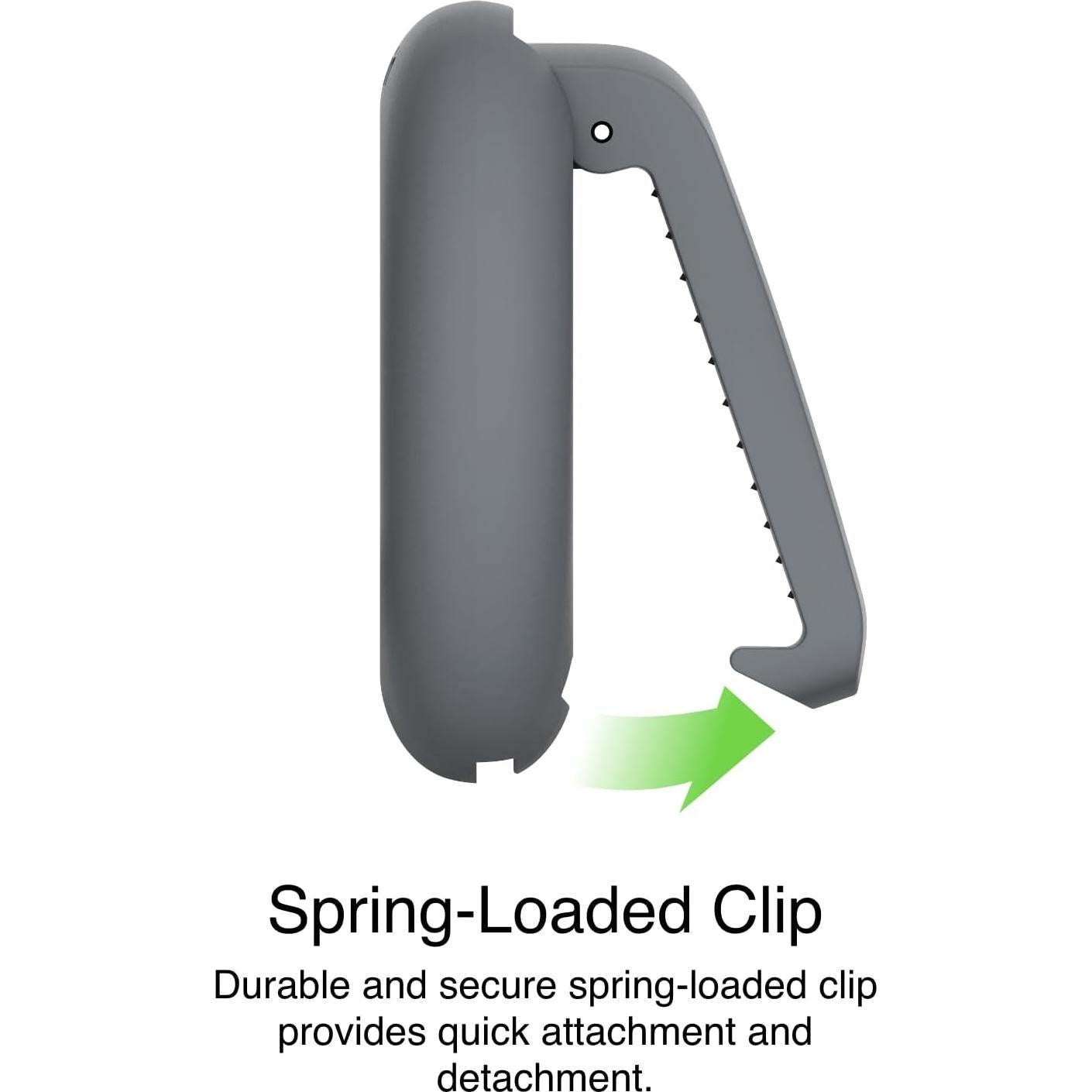 Funda Belkin para Apple AirTag con Clip Gris Oscuro - Protección Rayones