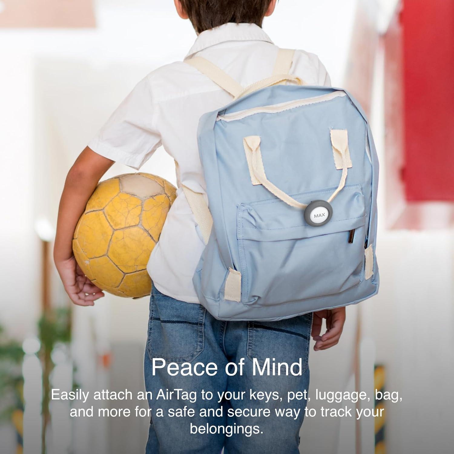 Funda Belkin para Apple AirTag con Clip Gris Oscuro - Protección Rayones