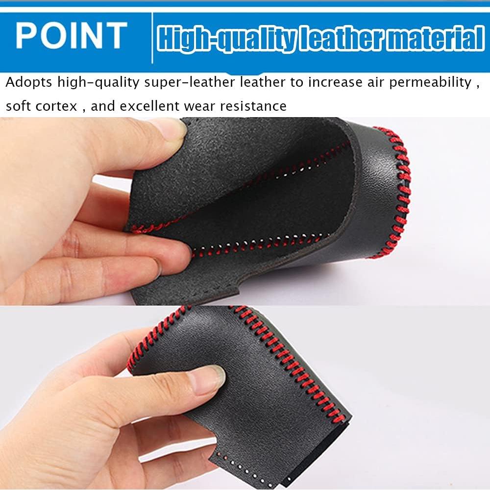 Cubierta de Palanca de Cambios Great-luck de Cuero para Toyota