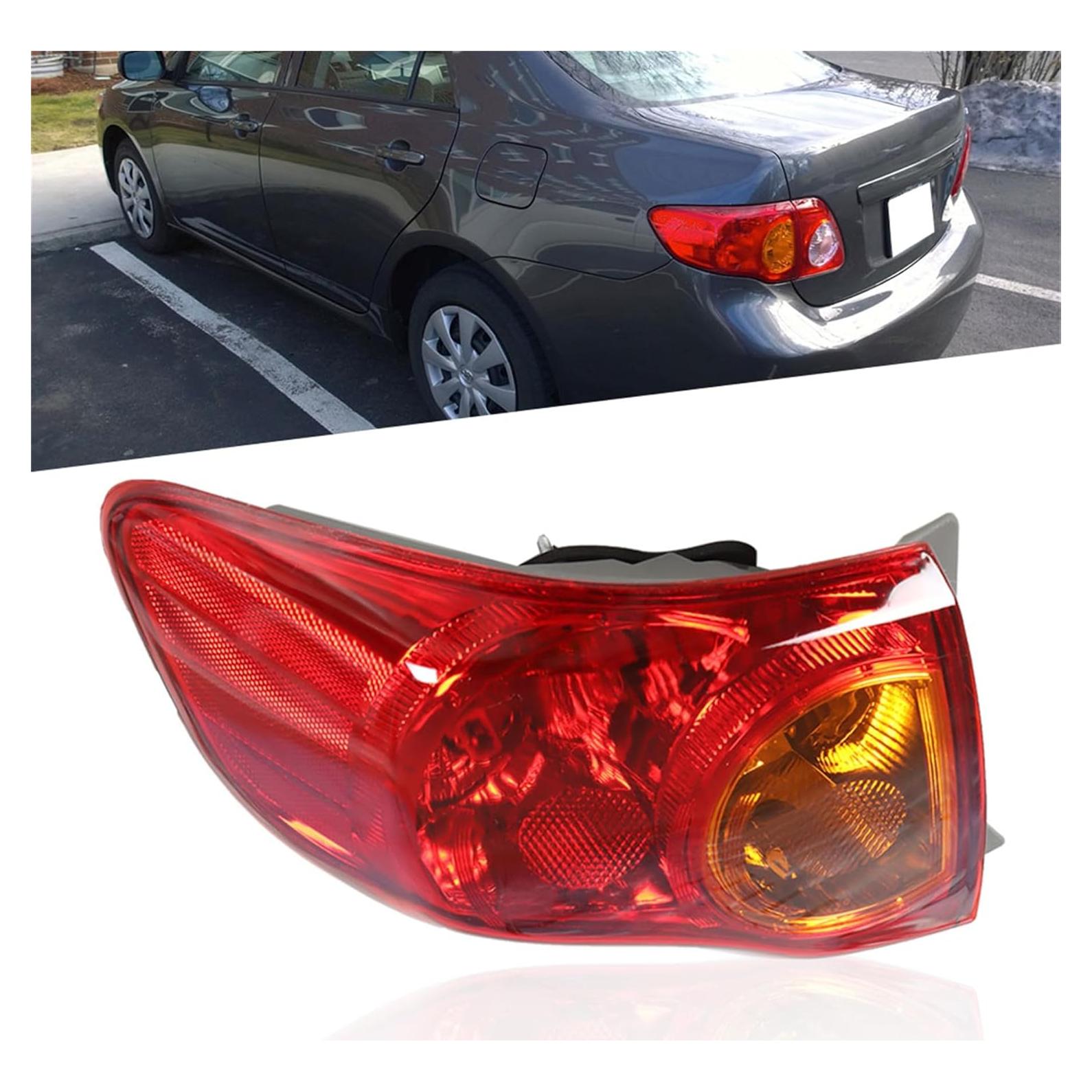 Cubierta Luz Trasera Roja GXYWADY Toyota Corolla 2009-2010 Izquierda