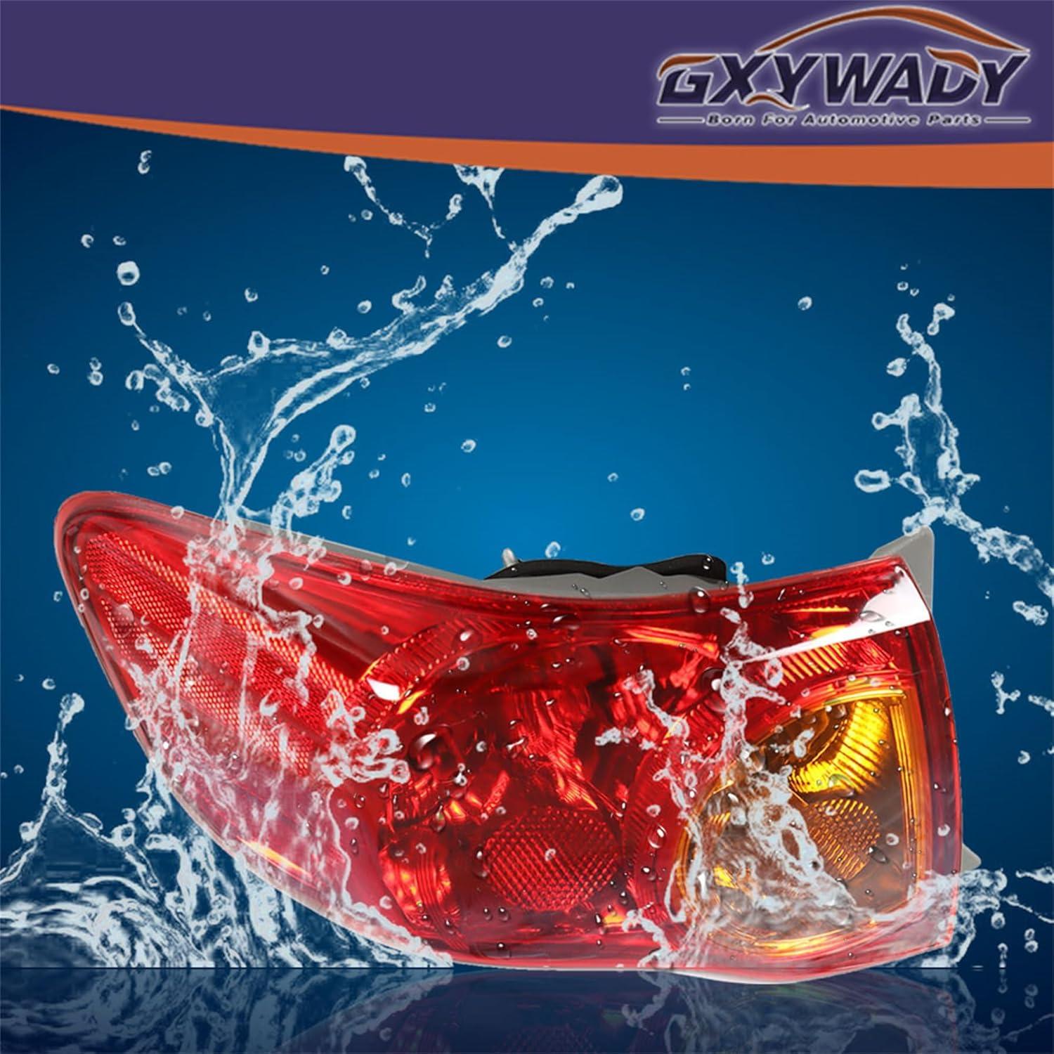 Cubierta Luz Trasera Roja GXYWADY Toyota Corolla 2009-2010 Izquierda