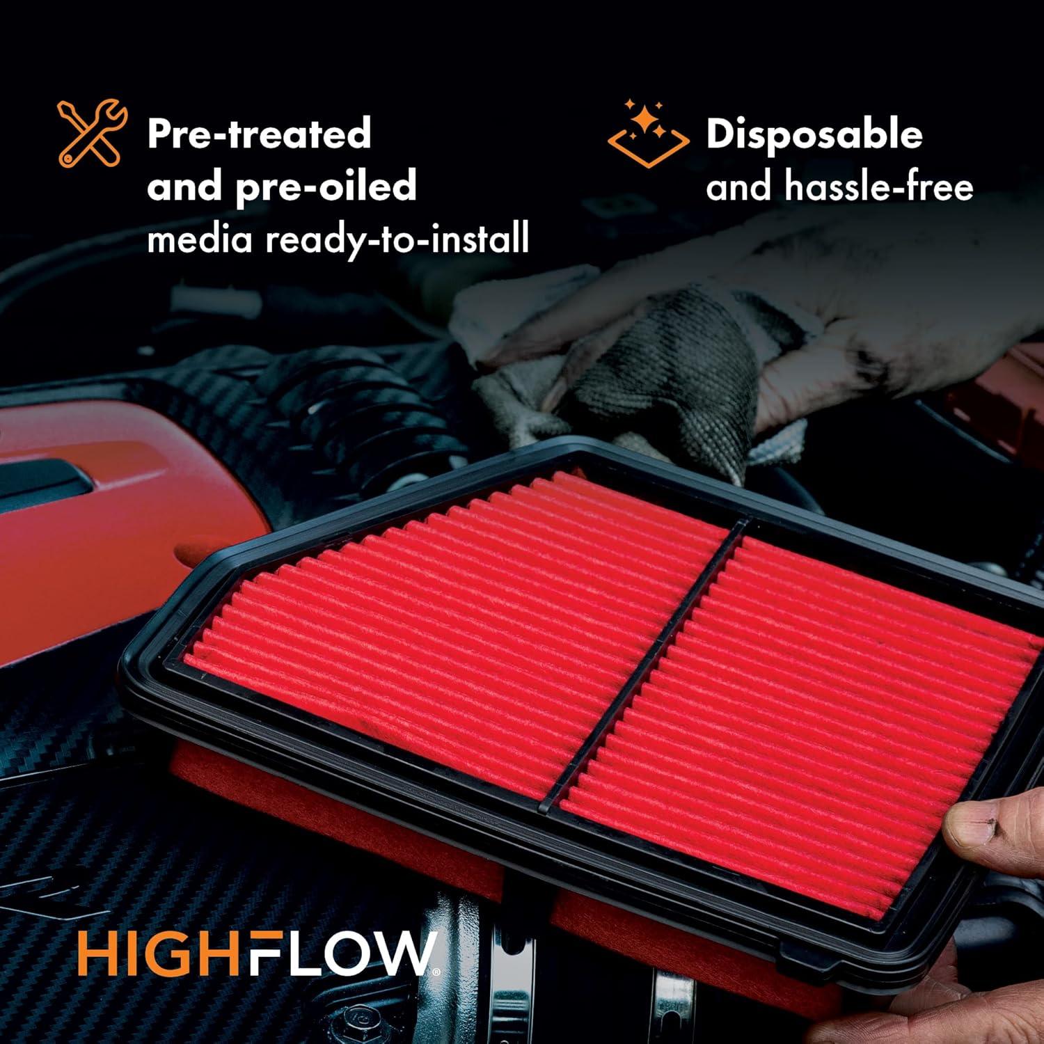 Filtro de Aire de Motor HIGHFLOW PA99001X para Volkswagen y Audi