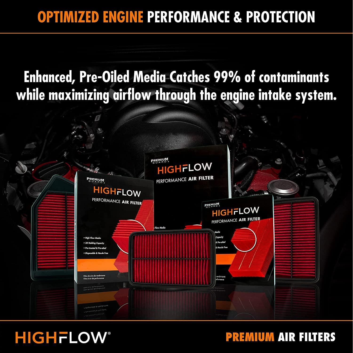 Filtro de Aire de Motor HIGHFLOW PA99001X para Volkswagen y Audi