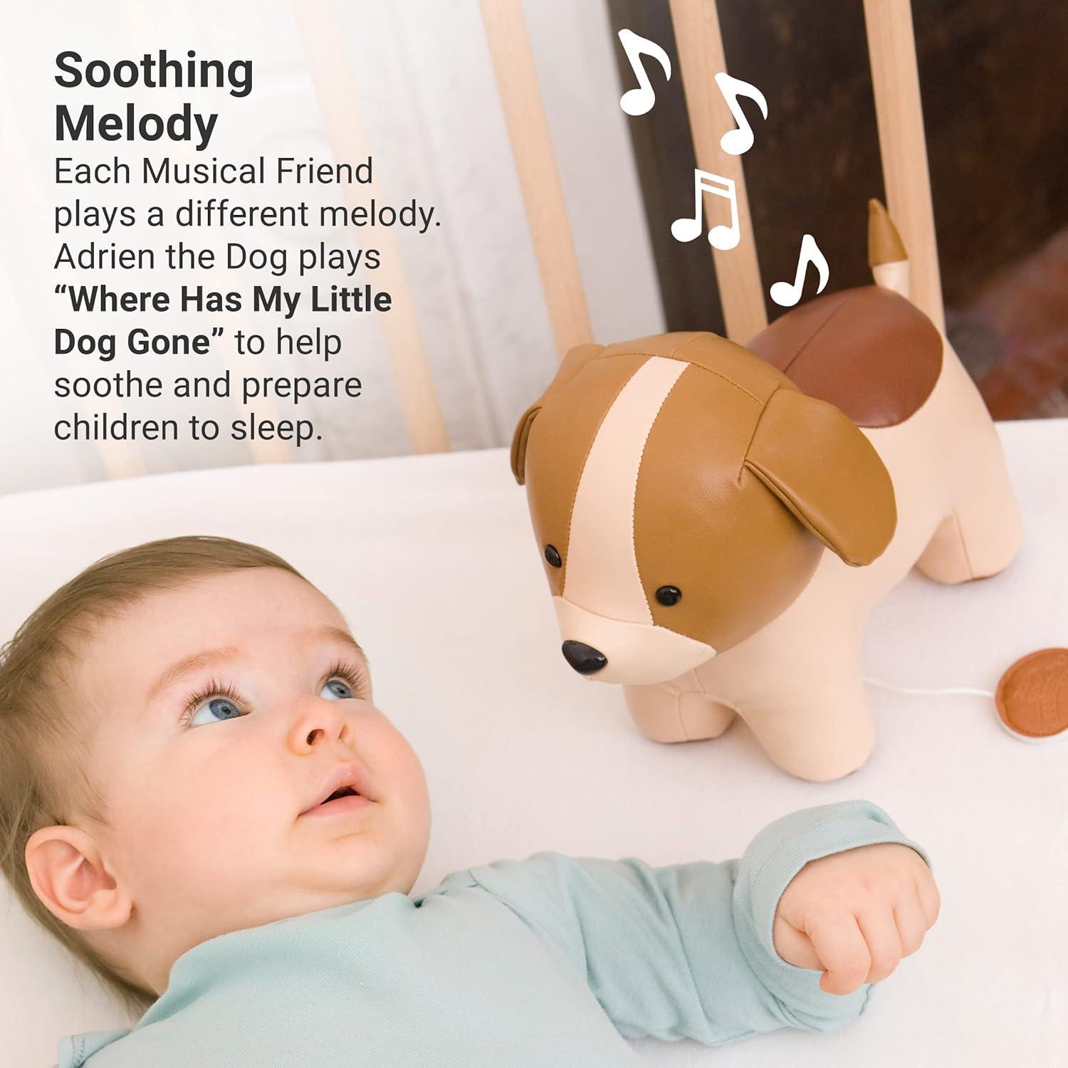 Juguete Musical para Bebés Adrien el Perro - Peluche Suave