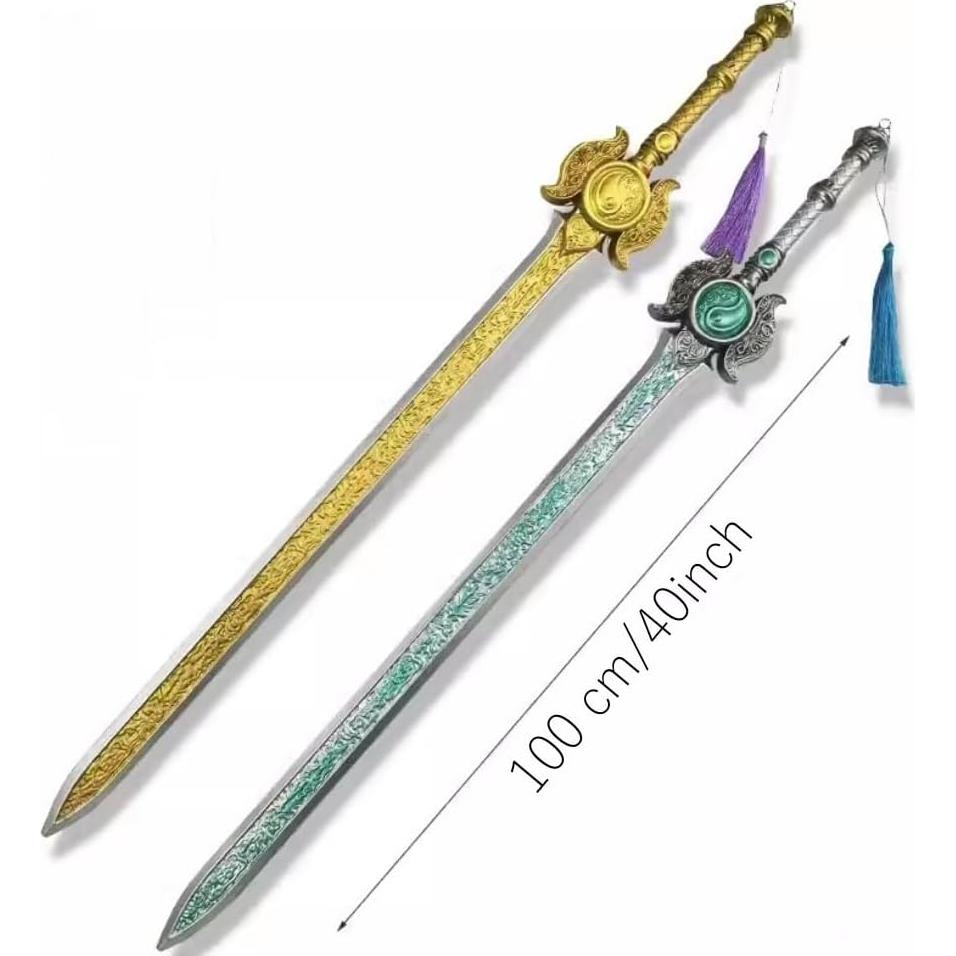 Espada de Cosplay Damdos Naraka Bladepoint 100 cm Espuma PU