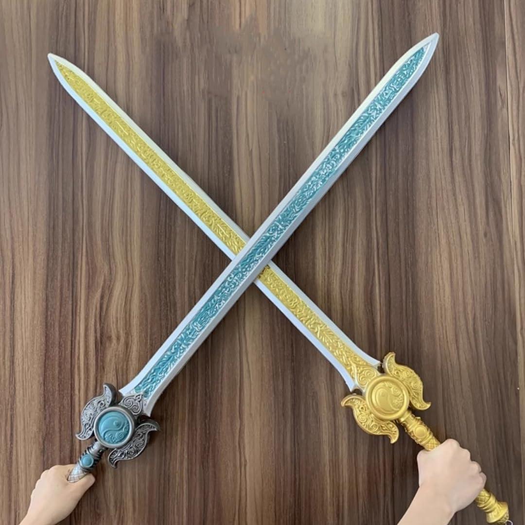 Espada de Cosplay Damdos Naraka Bladepoint 100 cm Espuma PU