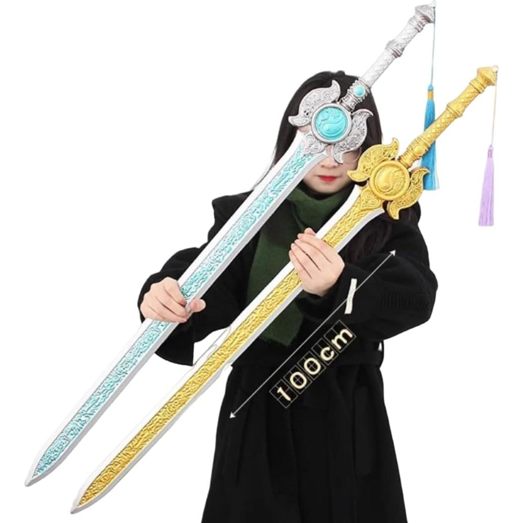 Espada de Cosplay Damdos Naraka Bladepoint 100 cm Espuma PU