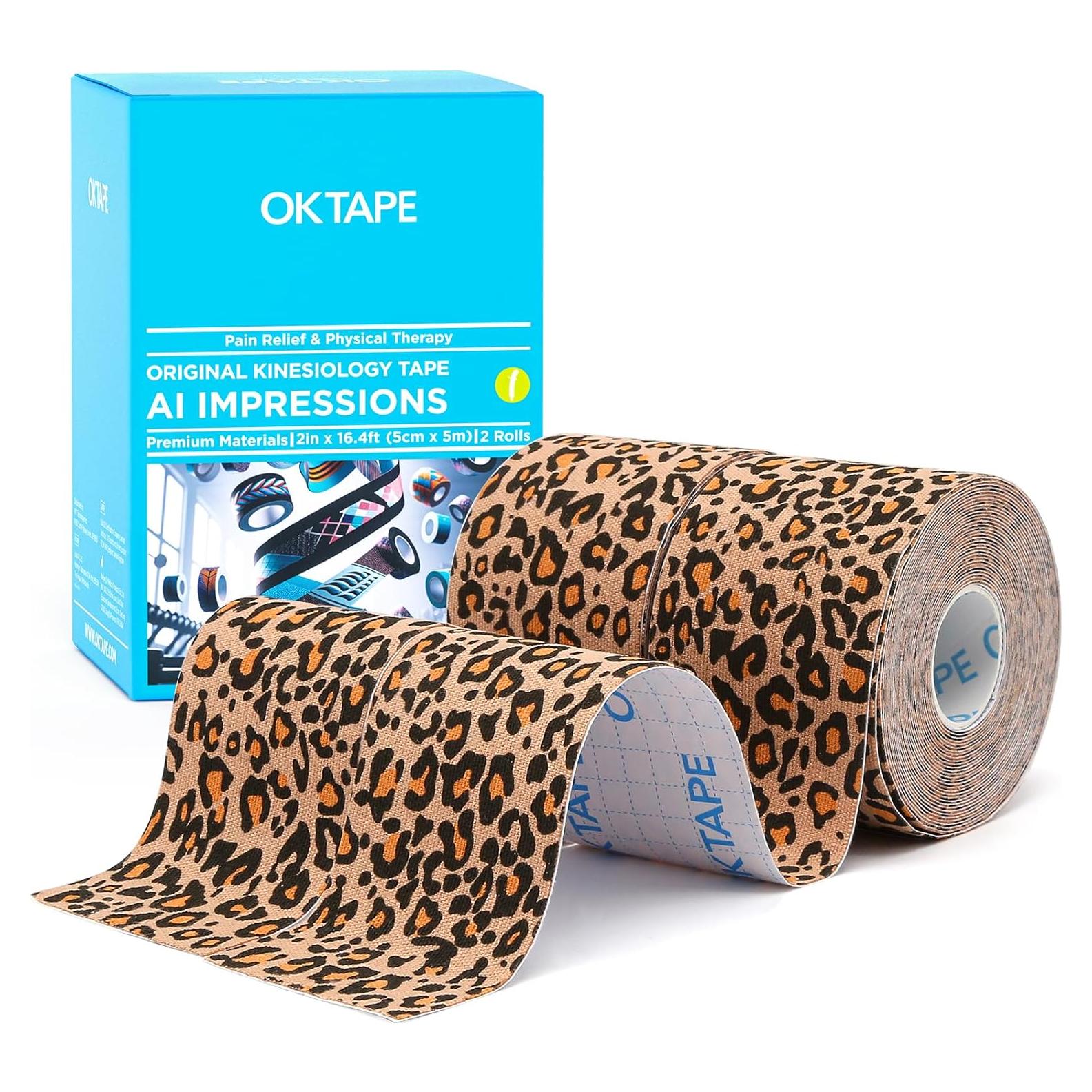 Cinta Kinesiológica CINTA OK Hipoalergénica 2 Rollos Cebra