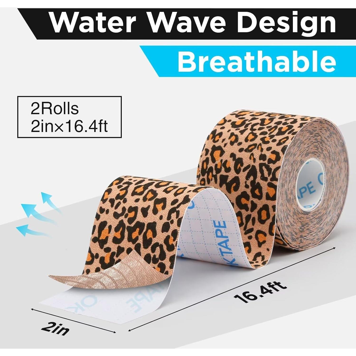 Cinta Kinesiológica CINTA OK Hipoalergénica 2 Rollos Cebra