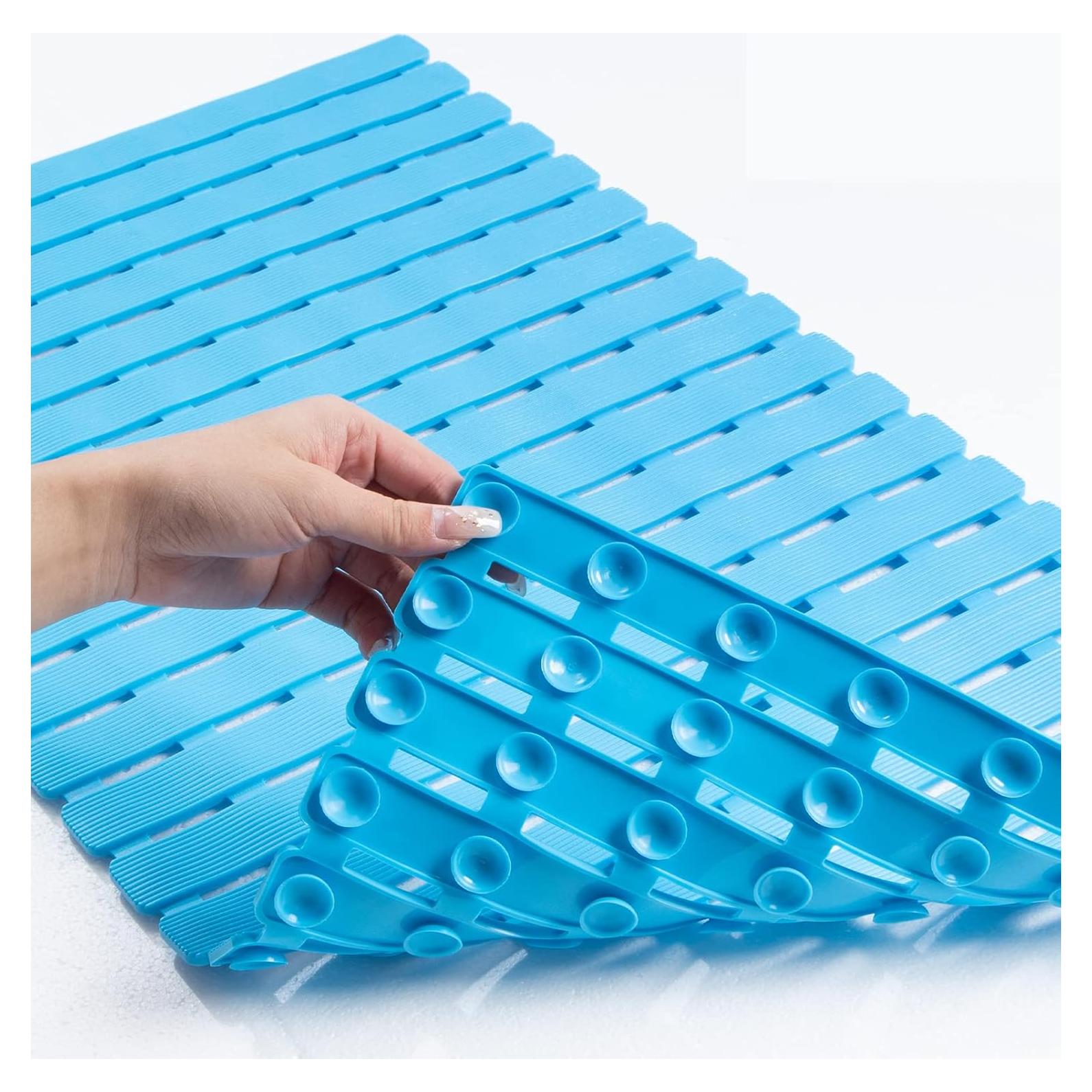 Alfombra de Baño Antideslizante Sheepping 68.5x40.6cm Azul