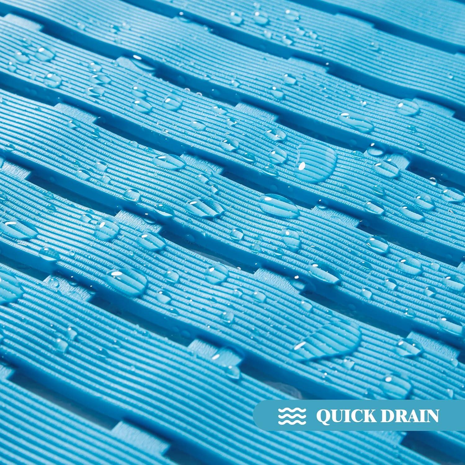 Alfombra de Baño Antideslizante Sheepping 68.5x40.6cm Azul