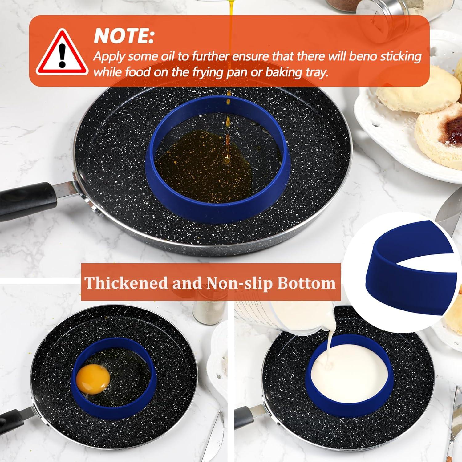 Moldes de Silicona KOLUTI para Muffin 10.2 cm - 6 Piezas