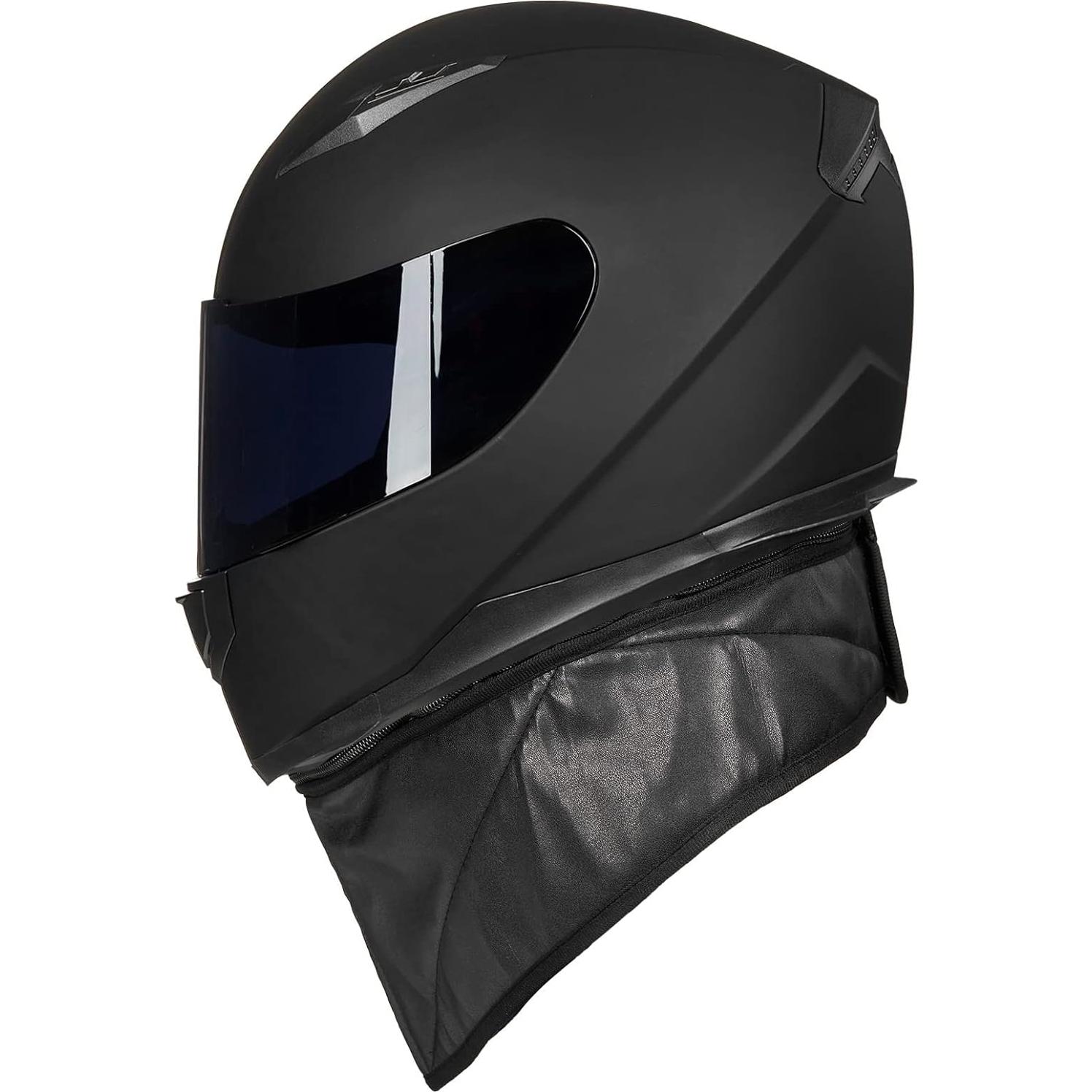 Casco de Moto ILM JK313 con 2 Visores y Bufanda Invierno