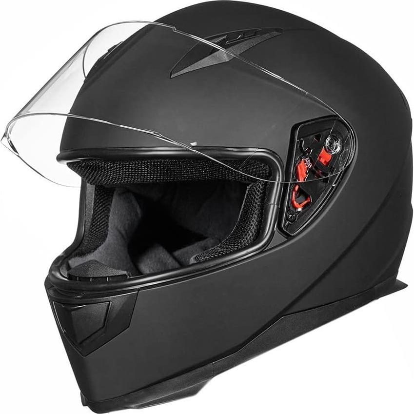 Casco de Moto ILM JK313 con 2 Visores y Bufanda Invierno