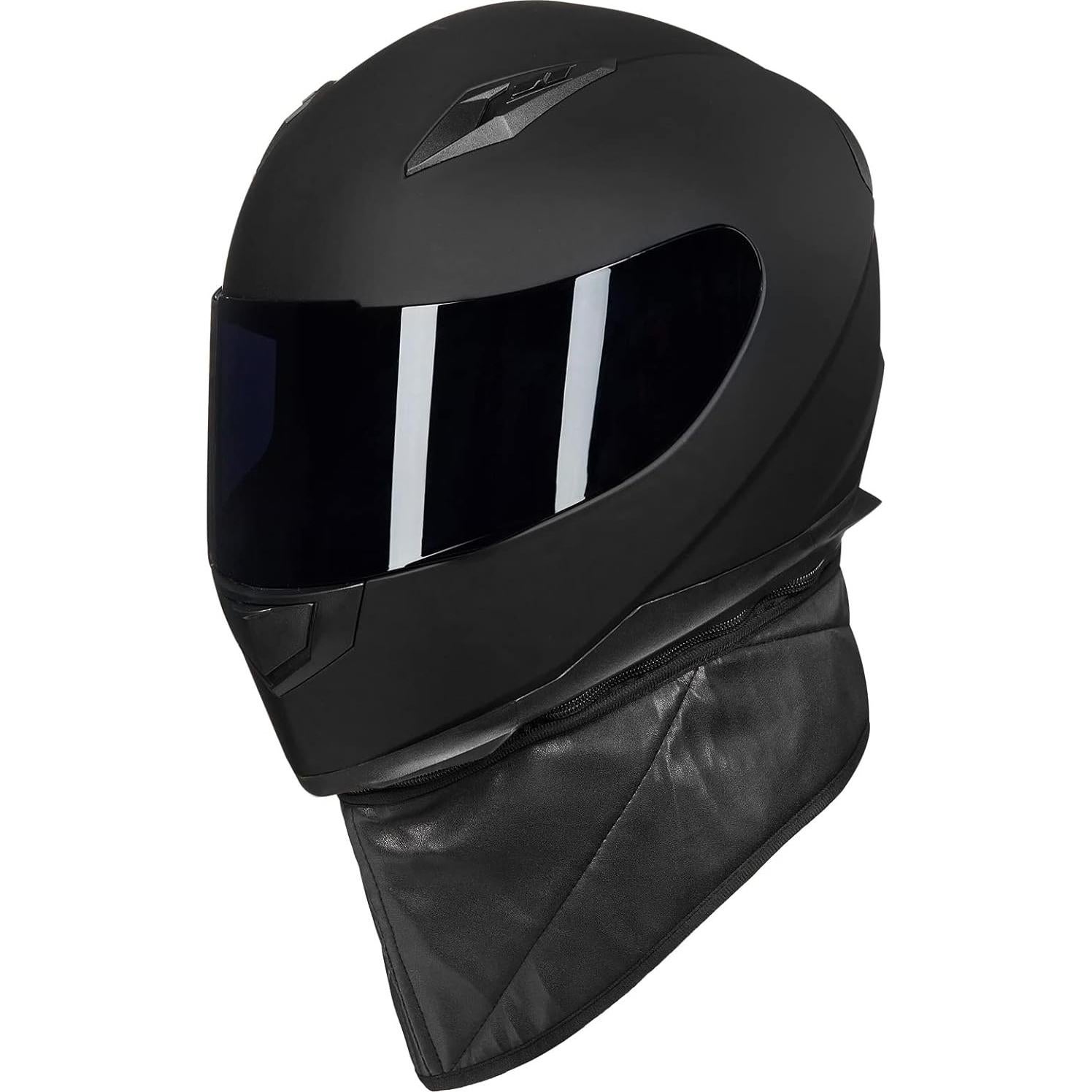 Casco de Moto ILM JK313 con 2 Visores y Bufanda Invierno