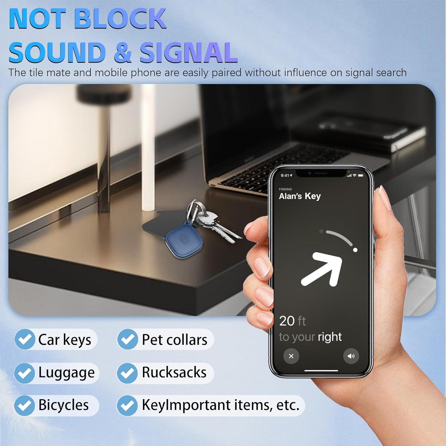 Funda de Silicona Impermeable QINZAC para Tile Mate 2024 - 4 Pcs