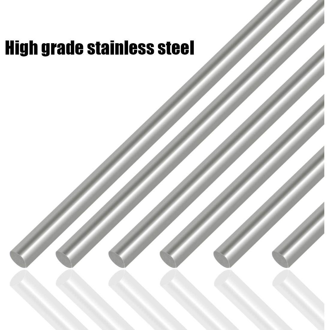 Kit 6 Varillas de Acero Inoxidable Swpeet 3mm x 300mm