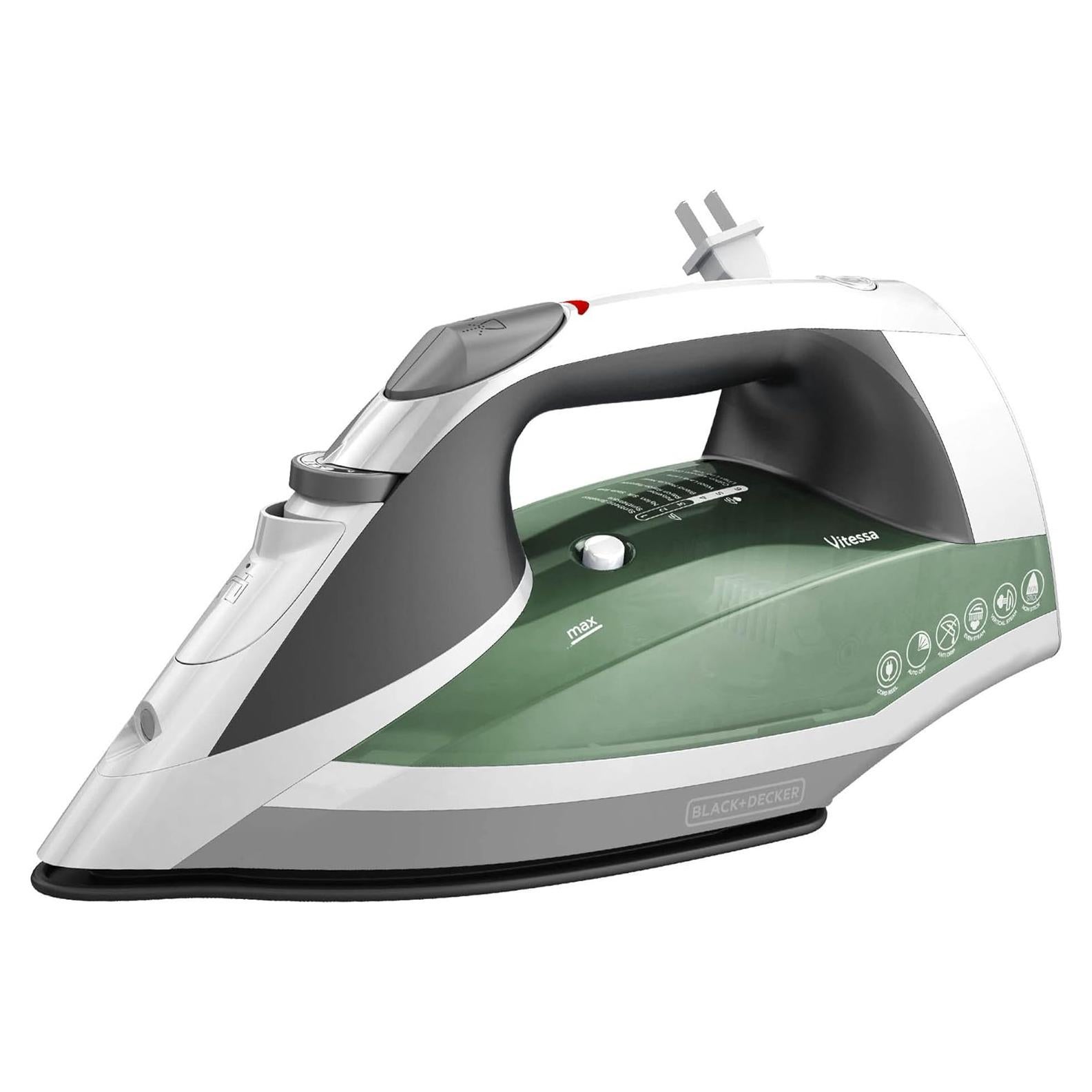 Plancha de Vapor BLACK+DECKER ICR2020 Verde Antiadherente