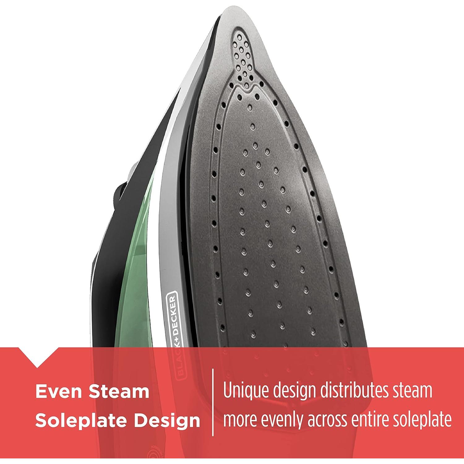 Plancha de Vapor BLACK+DECKER ICR2020 Verde Antiadherente