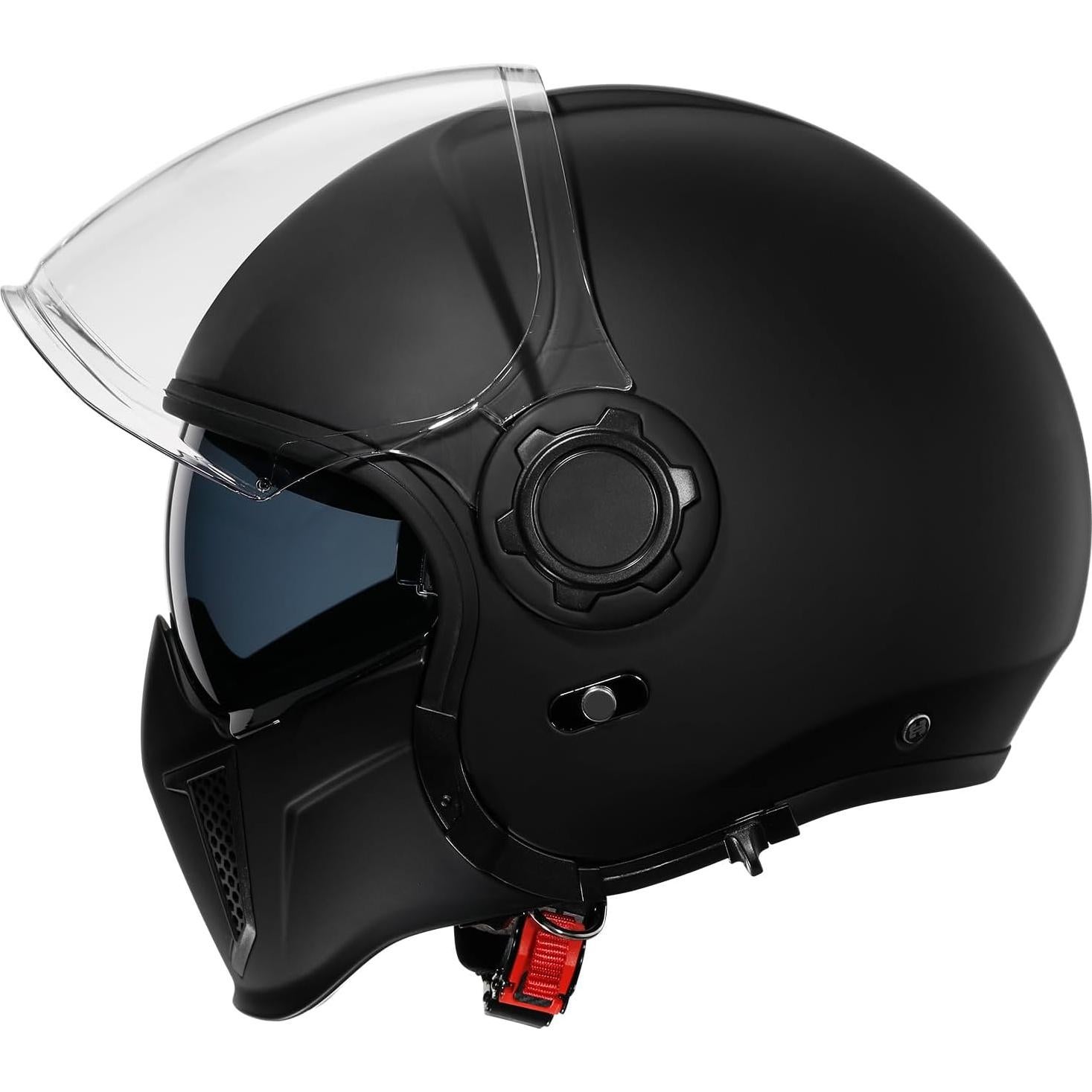 Casco de Motocicleta TRIANGLE Full Face Negro T. Grande