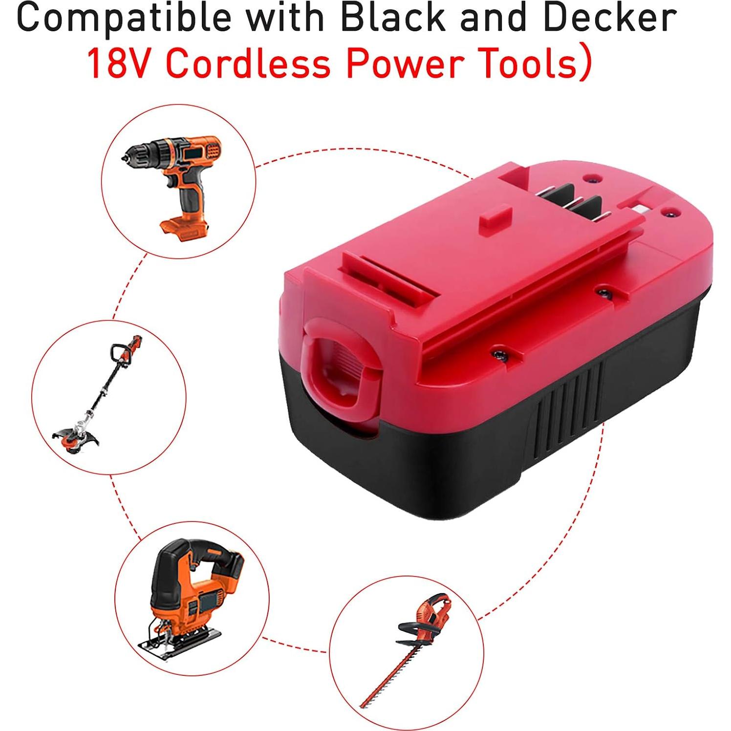 Paquete de 2 Baterías Ni-Mh 3600mAh OHYES BAT 18V Rojo