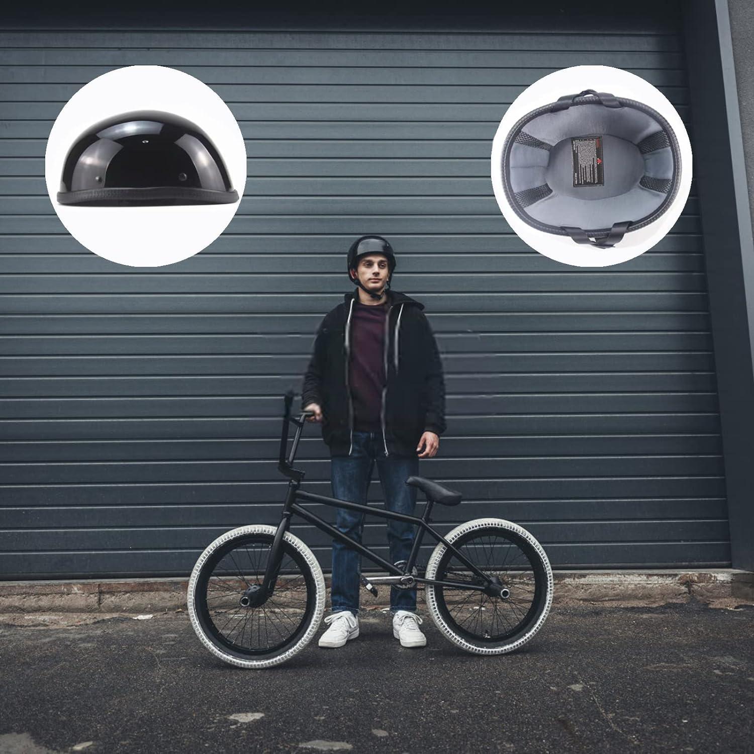 Casco de Motocicleta BwondMand TK0013 Unisex Negro Mate