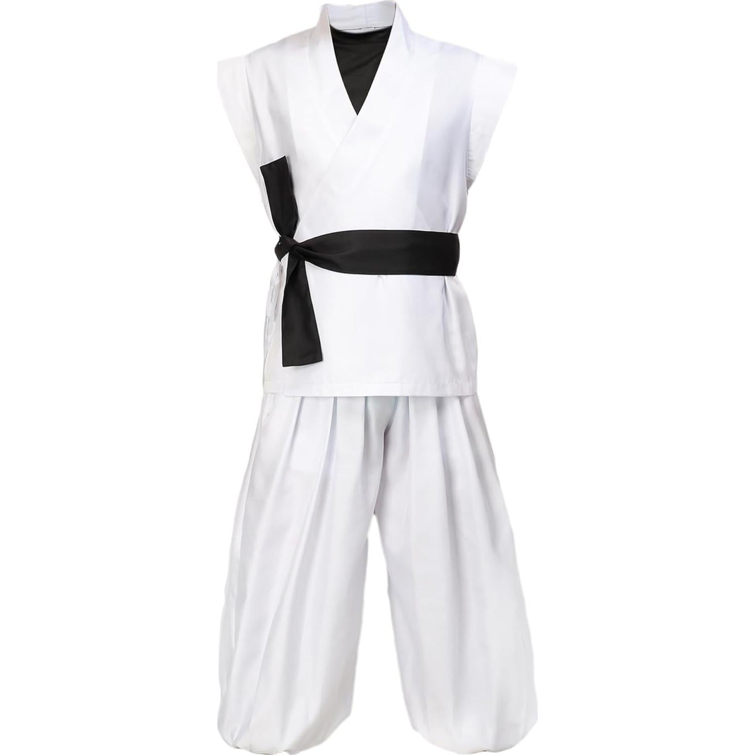 DAZCOS Traje de Cosplay para Hombre JJK Kung Fu Blanco Talla XS