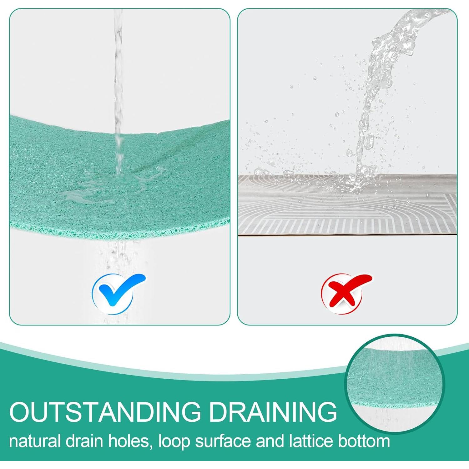 Alfombrilla Antideslizante Joyhalo Aqua 61x43 cm PVC para Ducha