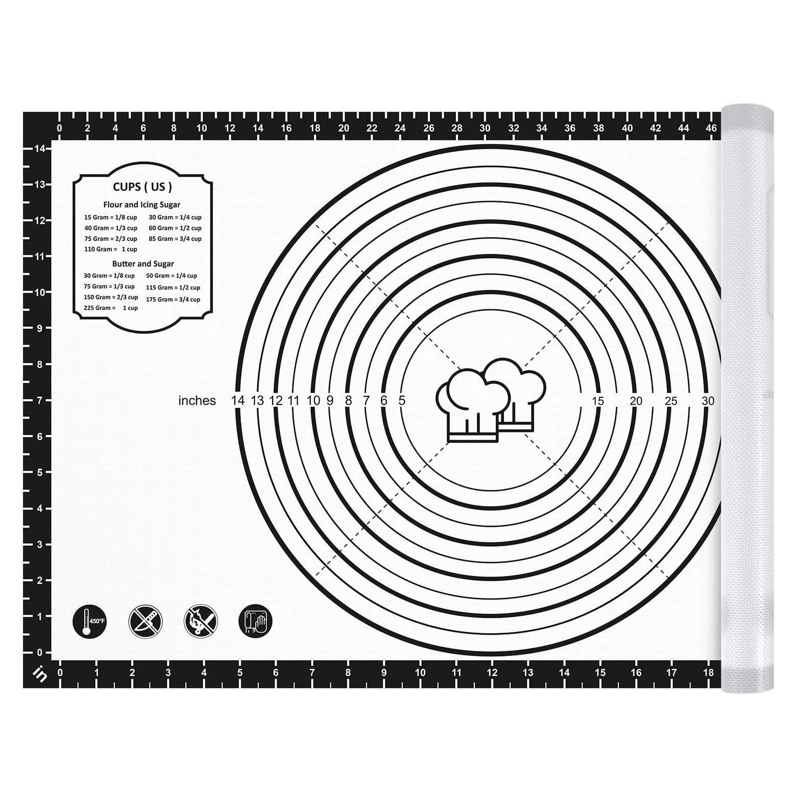 Alfombrilla de Hornear de Silicona DANIA & DEAN 66x41 cm Antiadherente