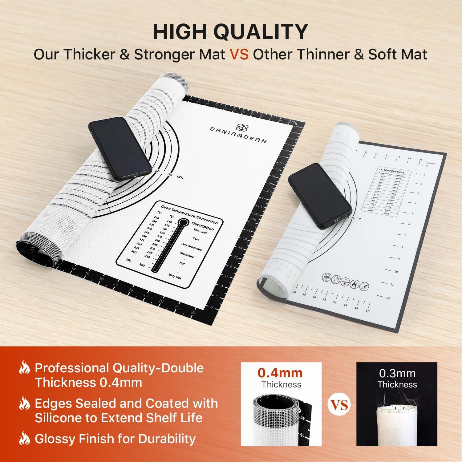 Alfombrilla de Hornear de Silicona DANIA & DEAN 66x41 cm Antiadherente