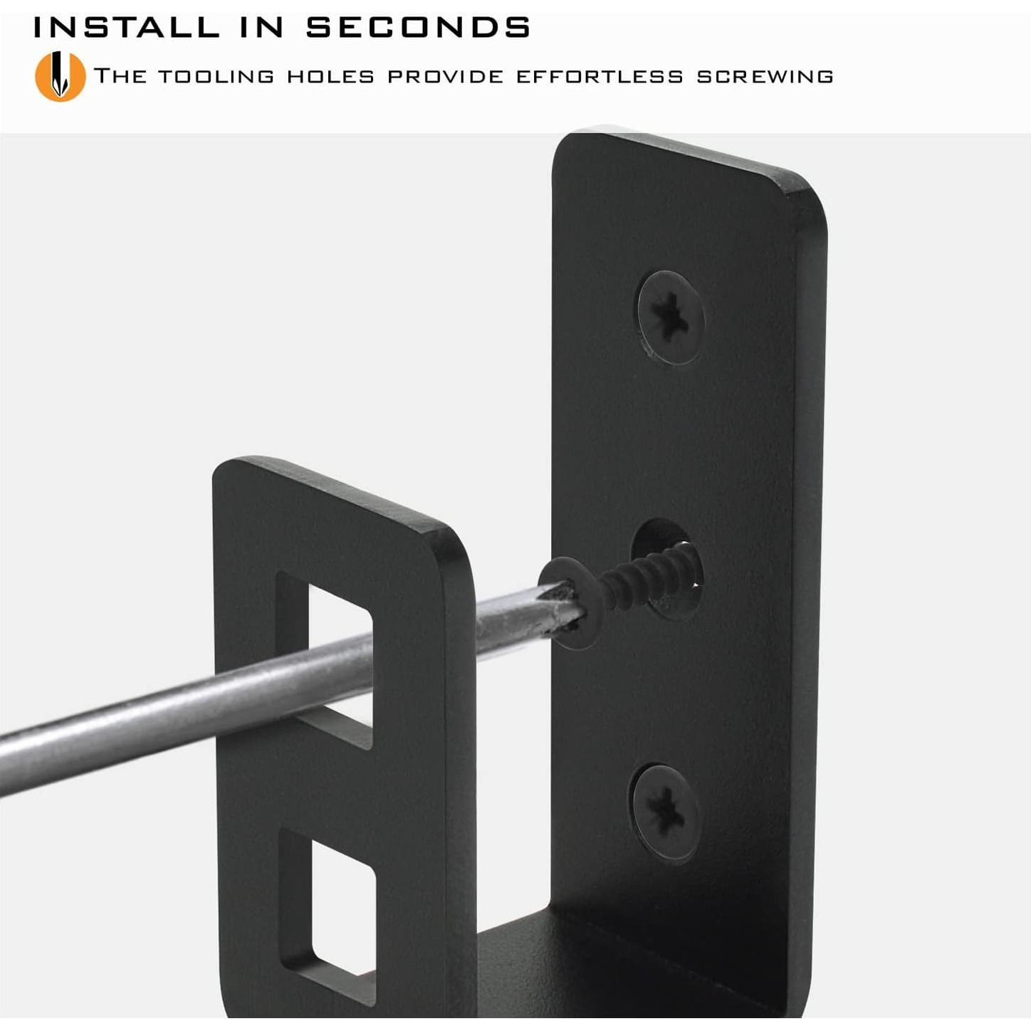 Soporte de Barricada para Puertas HardwareX 2 Paquete Acero 4mm