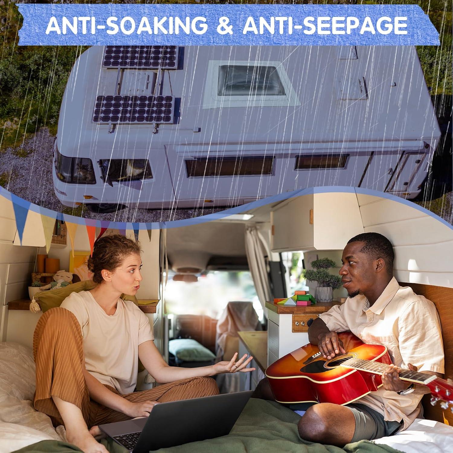 Cinta Selladora para Techo de RV Touranize 5 cm x 15 m Blanca