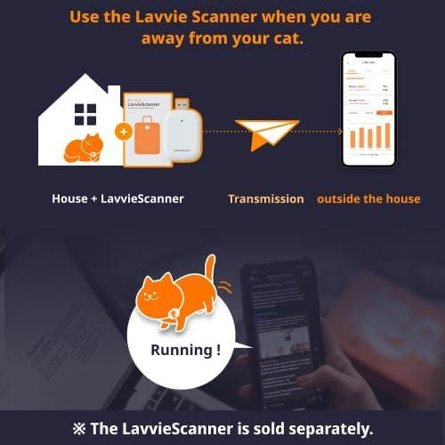 LavvieTAG Reloj Inteligente para Gato PurrSong Análisis de Actividad