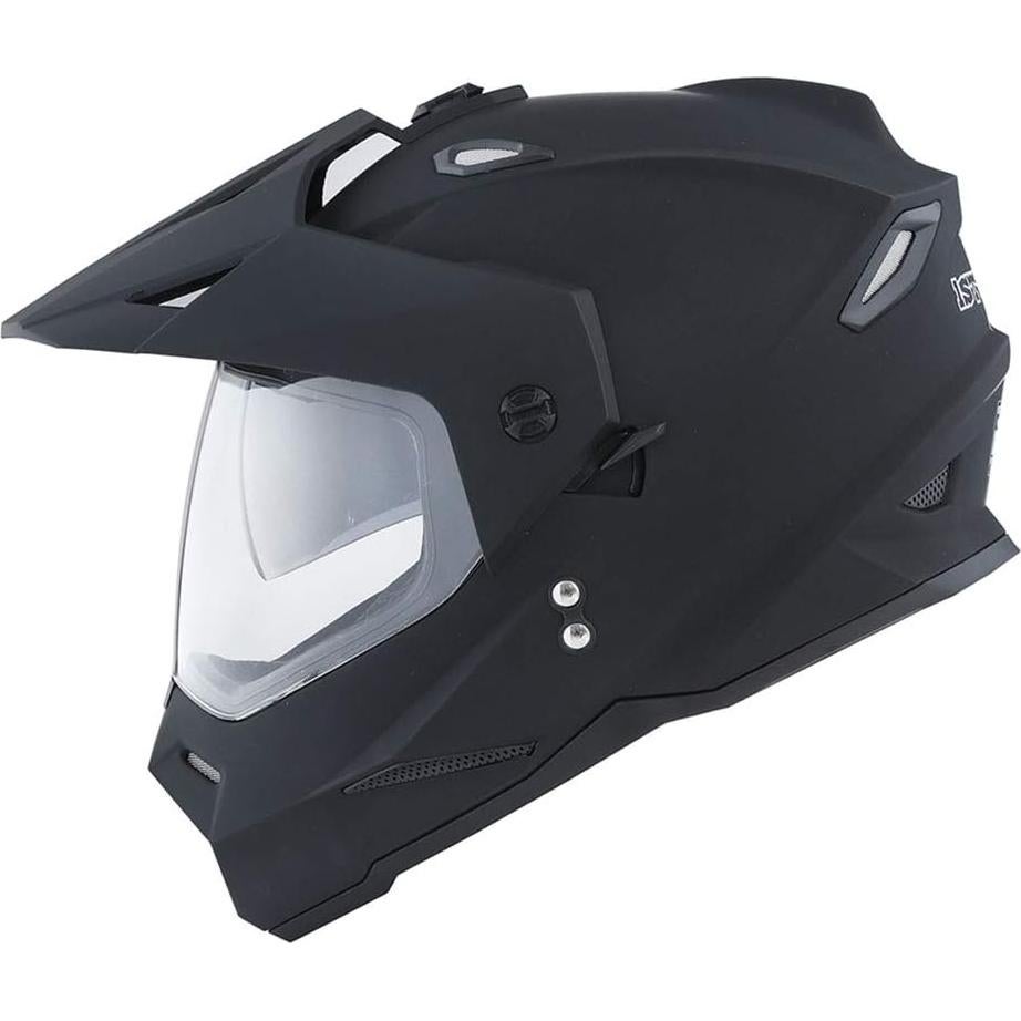 Casco Motocicleta 1Storm HF802 Doble Visor Negro