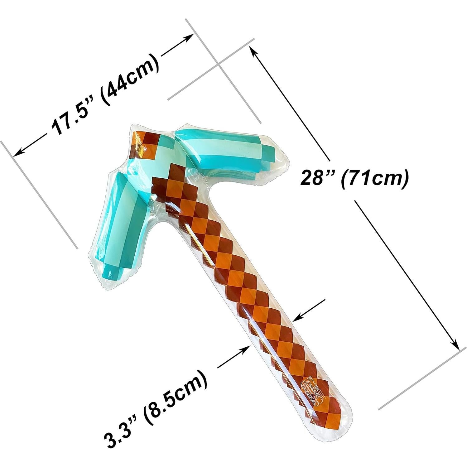 Pico de Diamante Inflable Megasumer - Paquete de 6 - 71 cm