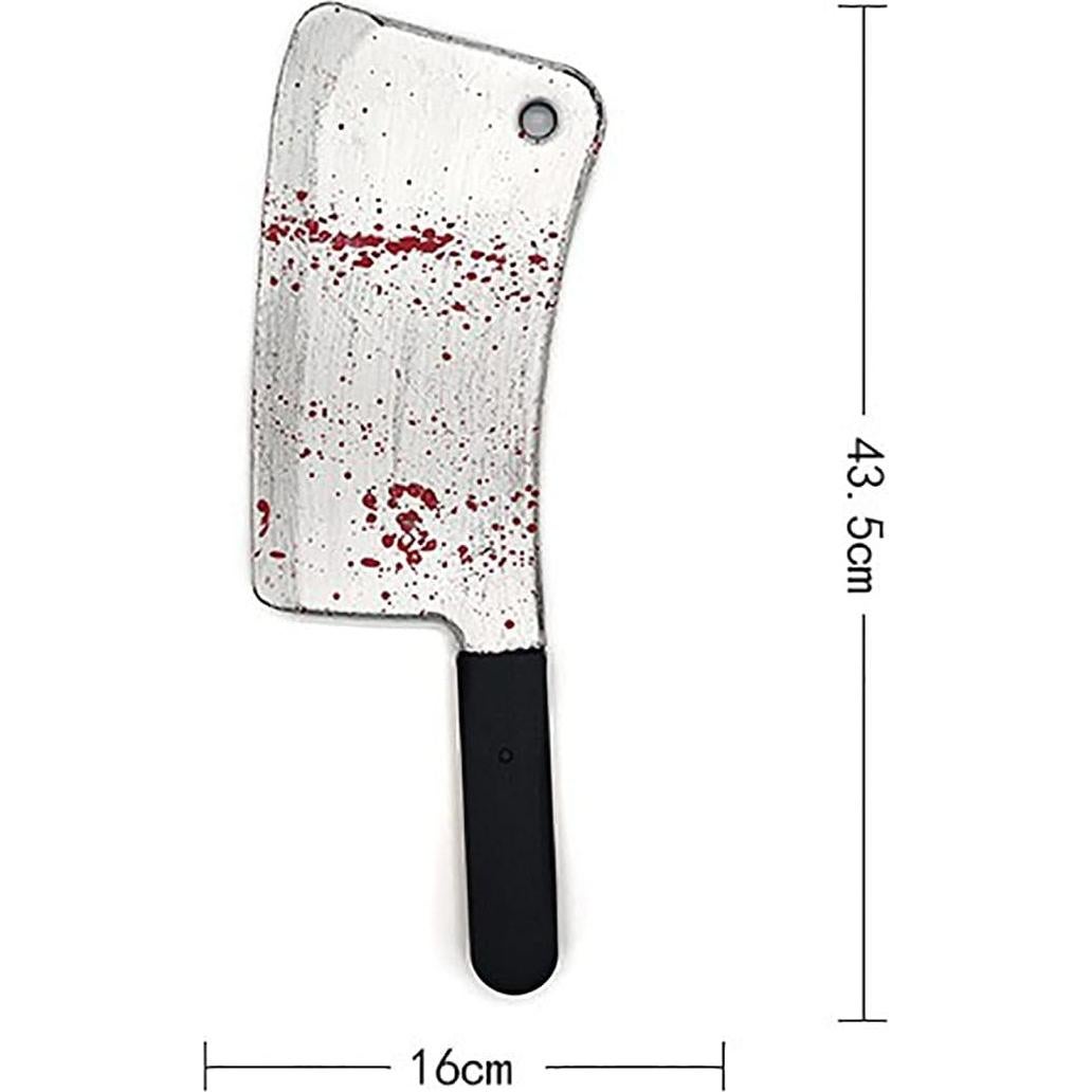 Cuchillo de Carnicero Sangriento Cooplay Juguete Halloween 43.5cm