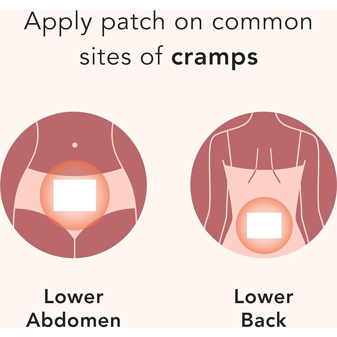 Parches Térmicos Herbales Rael para Calambres - 15 Unidades