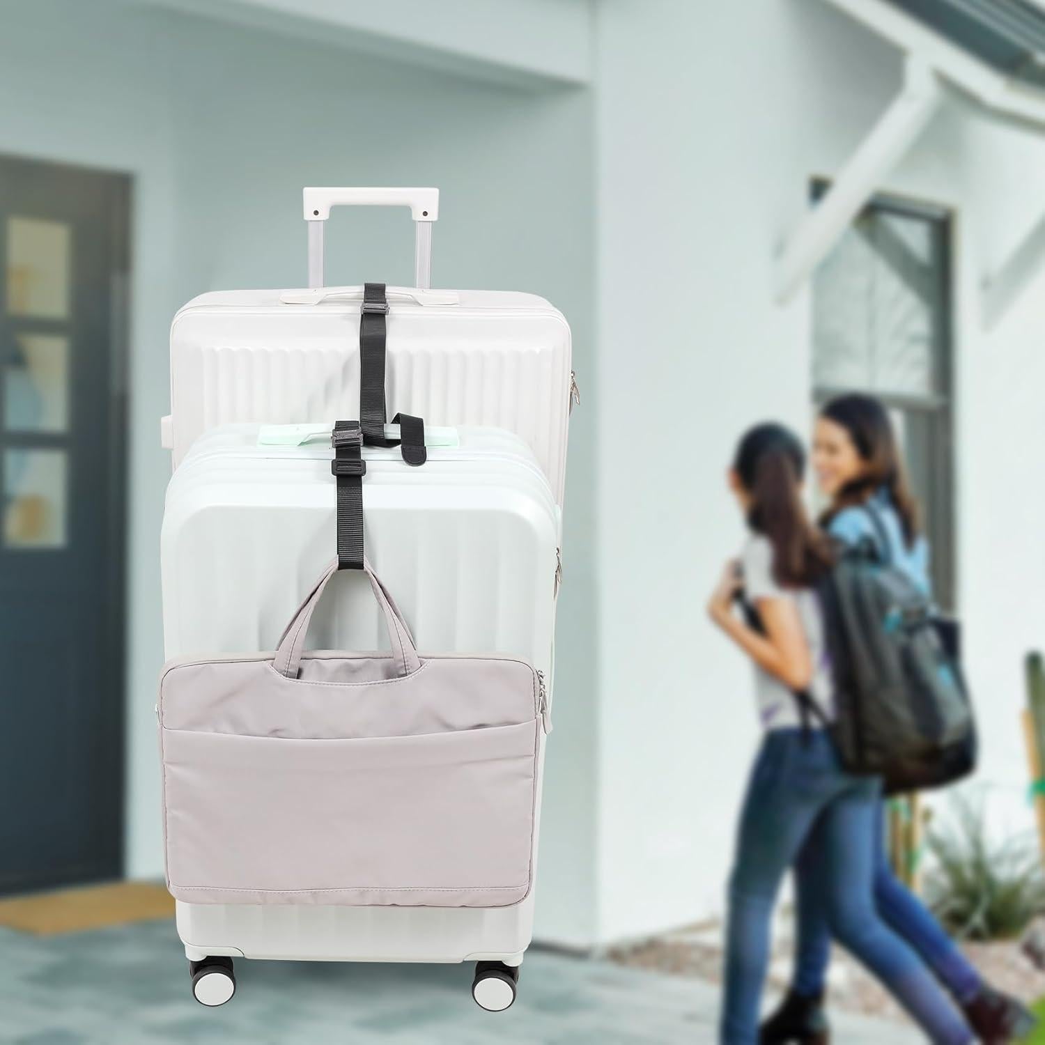 Correas de Equipaje Vividwise 1" Ajustables con Hebilla Metal